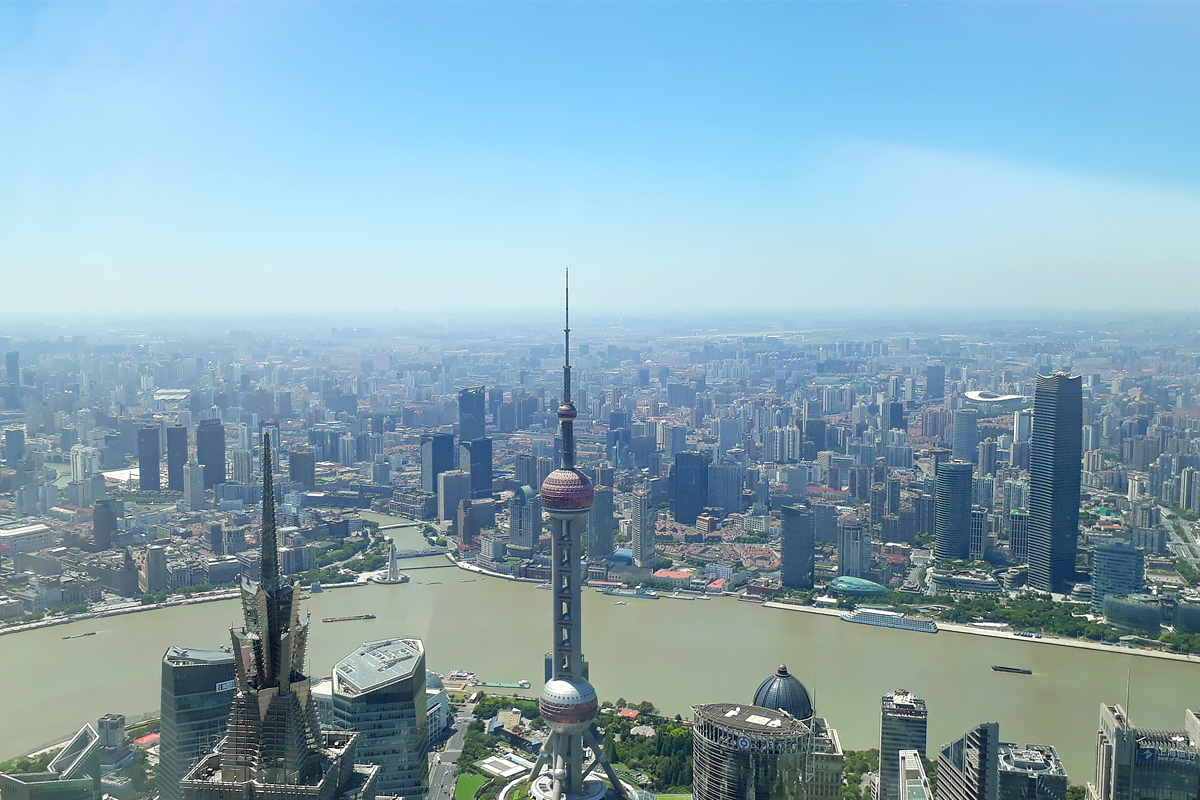 SPbPU students saw Shanghai from the height 